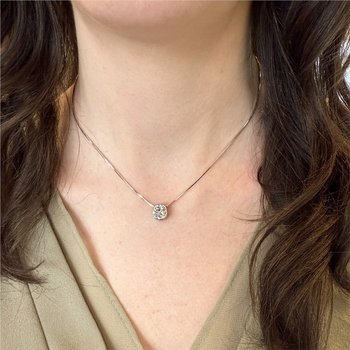Diamond Solitaire Necklace 800-05498