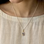 Lika Behar Sapphire Prismic Dog Tag Necklace 650-648413