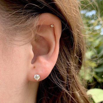 0.72 Carat TW Diamond Stud Earrings 150-01053