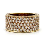 Signature Estate Pave Diamond Ring Signed "Siera" 800-05340