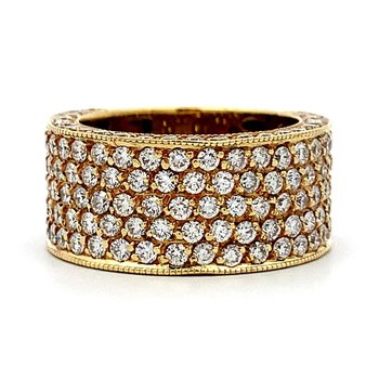 Pave Diamond Ring Signed "Siera" 800-05340