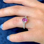 Moses Signature Pink Sapphire Ring 200-07070