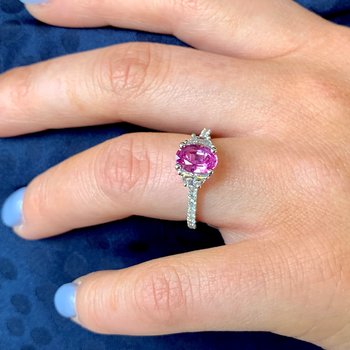 Pink Sapphire Ring 200-07070
