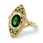 Moses Signature Tsavorite Garnet Ring 200-07140
