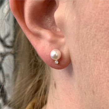 Pearl Stud Earrings 340-28990