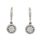 Signature Estate Diamond Leverback Earrings 800-05395
