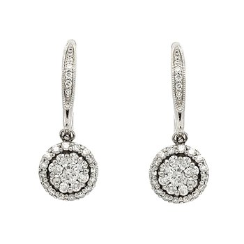 Diamond Leverback Earrings 800-05395