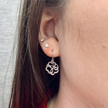 Heart Dangle Earrings 650-648391