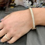 Moses Signature Rope Edge Diamond Bangle 170-03702