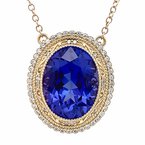 Moses Signature Tanzanite Necklace 230-00385