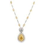 Moses Signature Fancy Color Diamond Necklace 160-14561