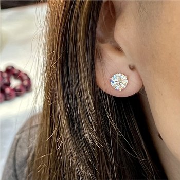Internally Flawless Diamond Stud Earrings 150-16981