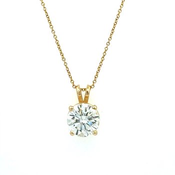 Diamond Solitaire Necklace 160-14677