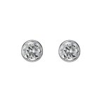 Wear-EVERY-Where Sparkling Bezel Set Earrings 650-647774