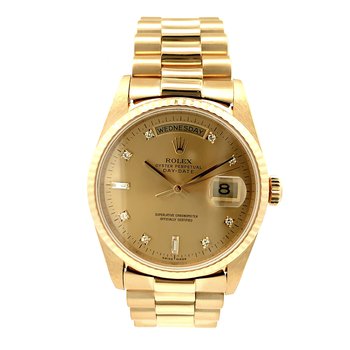 Pre-owned Rolex Day-Date President 36mm 500-03143