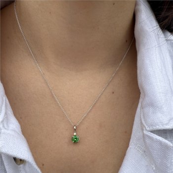 Tsavorite Garnet Necklace 230-00551