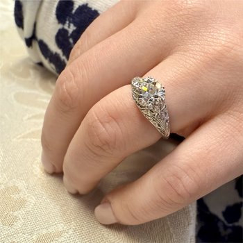 Art Deco Engagement Ring 801-00272