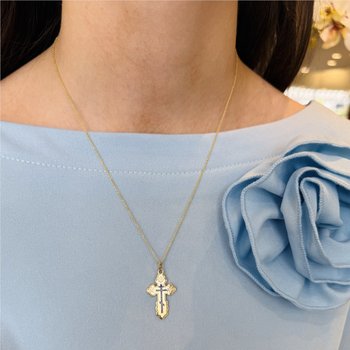 Orthodox Cross Necklace 800-05461