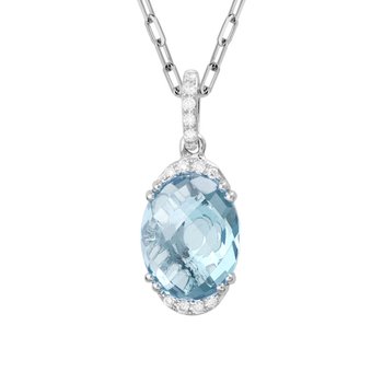 Aquamarine Necklace 230-00562