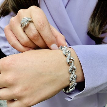 Diamond Fashion Link Bracelet 800-04913