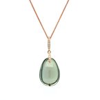 Moses Signature Green Amethyst Necklace 230-00544