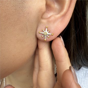 Starburst Stud Earrings 650-648405