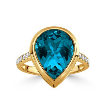 London Blue Topaz Ring 200-07004