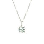 Moses Signature Diamond Solitaire Necklace 160-14678