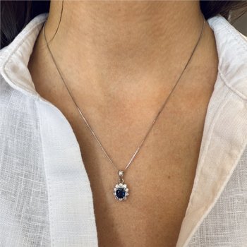 Sapphire Necklace 800-05504