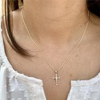 Wear-EVERY-Where Diamond Cross Necklace 160-14675