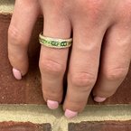 Moses Signature Tsavorite Garnet Ring 200-07141