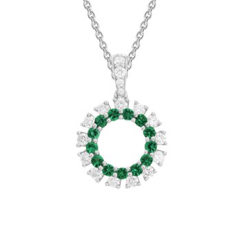 Emerald & Diamond Necklace 230-00467