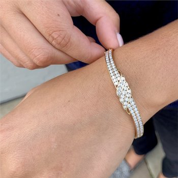 Diamond Swirl Bangle 800-05313