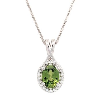 Green Sapphire Necklace 230-00449