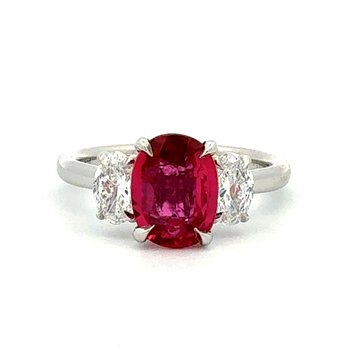 Unheated Mozambique Ruby Ring 200-07136