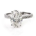 Moses Signature Hidden Halo Engagement Ring 100-00035
