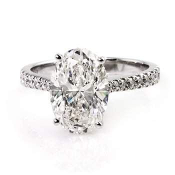 Hidden Halo Engagement Ring 100-00035