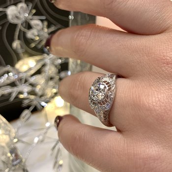 Art Deco Engagement Ring 801-00266