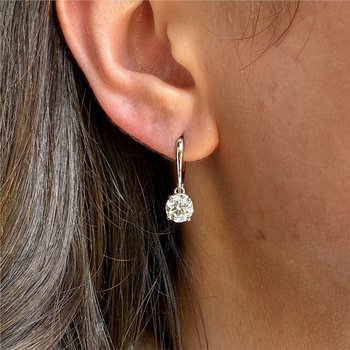 Internally Flawless Diamond Earrings 150-16956