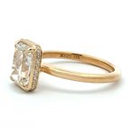 Moses Signature Hidden Halo Engagement Ring 100-04611
