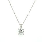 Wear-EVERY-Where Lab-Grown Diamond Solitaire Necklace 160-14661