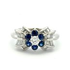 Signature Estate Diamond & Blue Sapphire Ring 800-05431