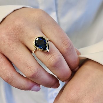 London Blue Topaz Ring 200-07004