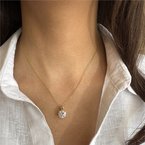 Moses Signature Diamond Solitaire Necklace 160-14677