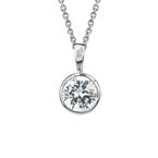 Wear-EVERY-Where Sparkling Bezel Set Necklace 650-648326
