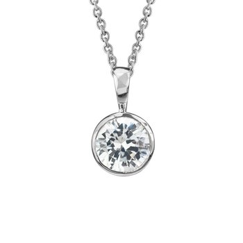 Sparkling Bezel Set Necklace 650-648326