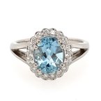 Moses Signature Aquamarine Ring 200-06962