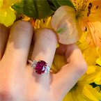 Moses Signature Unheated Mozambique Ruby Ring 200-07136