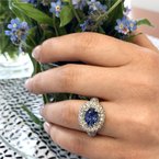 Signature Estate Blue Sapphire Ring 800-05243