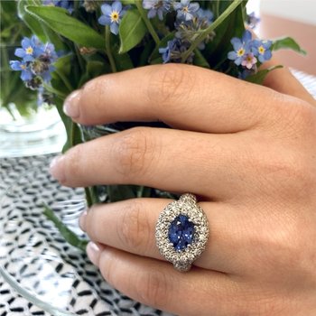 Blue Sapphire Ring 800-05243
